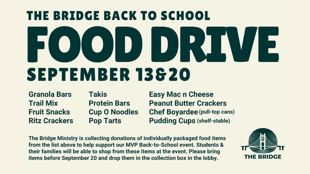 Bridge Food Drive Center Point Church, Church in North Richland Hills, TX