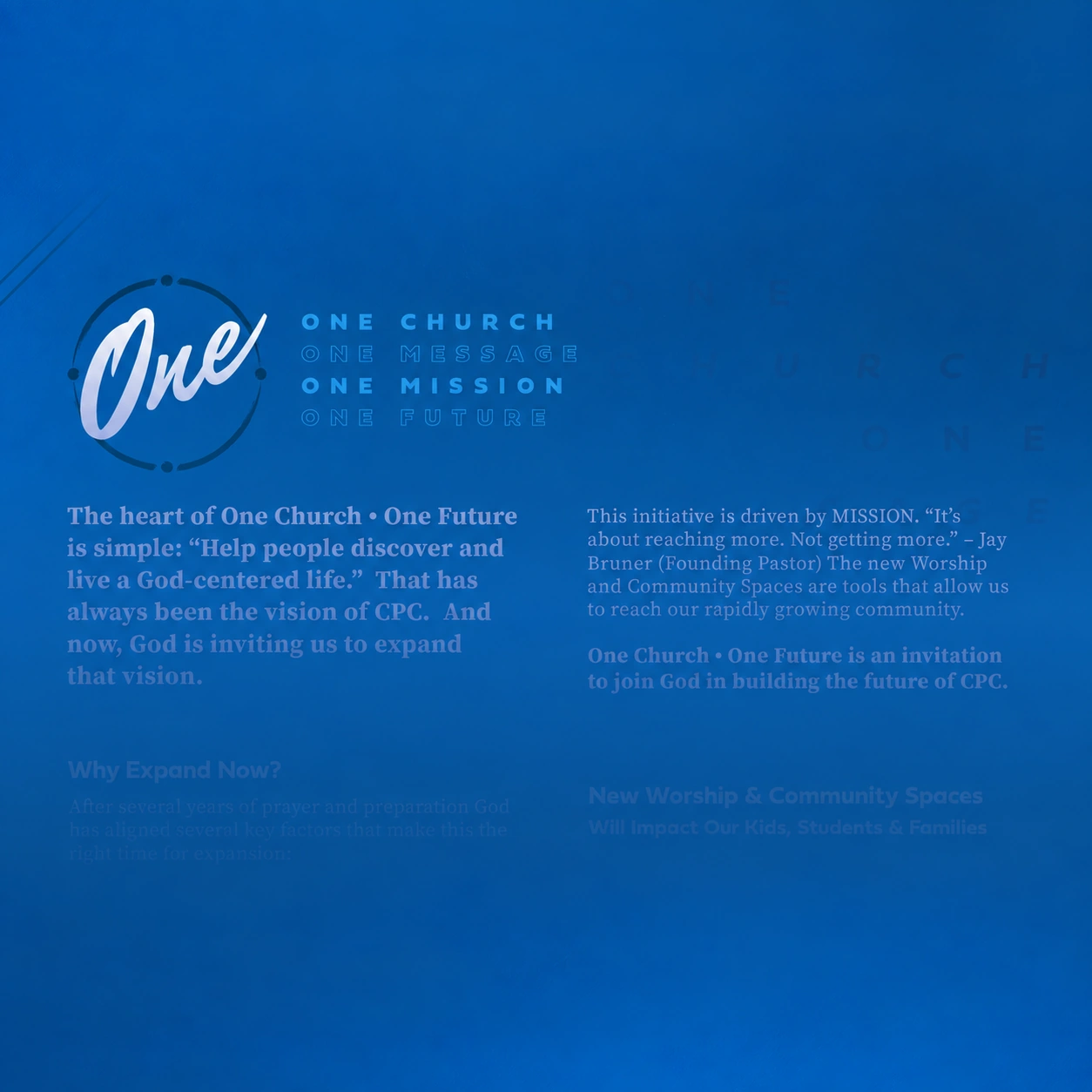 Vision Summary Center Point Church, Church in North Richland Hills, TX